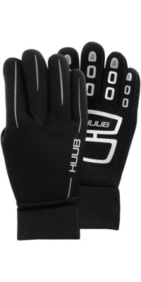 2025 Huub 3mm Wetsuit Swim Gloves A2-SG19 - Black / Silver